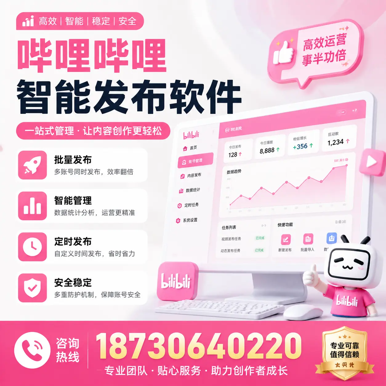 如何评估哔哩哔哩智能发布软件的ROI?乌海 企业必读